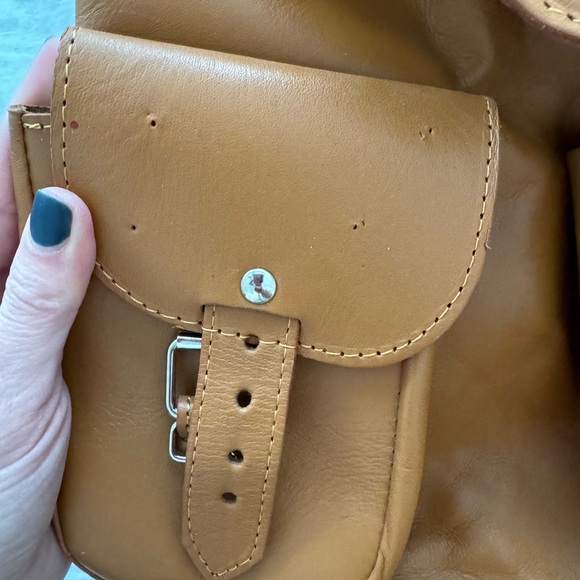 Leather hiking adventure backpack large size - Picture 14 of 16